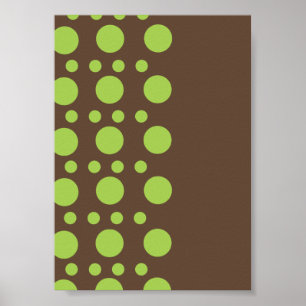 Green Circles Poster