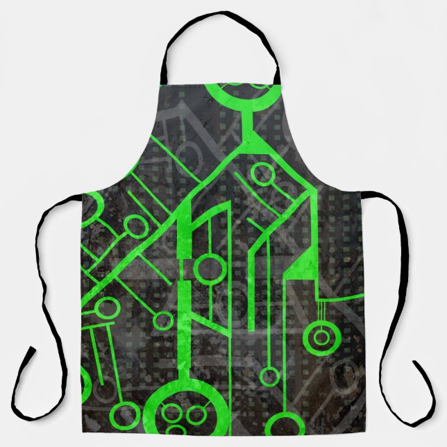 Green Circuit Apron (Front)