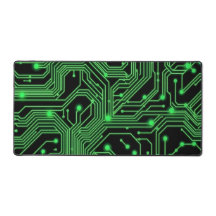 Green Circuit Board Abstract Illustration
