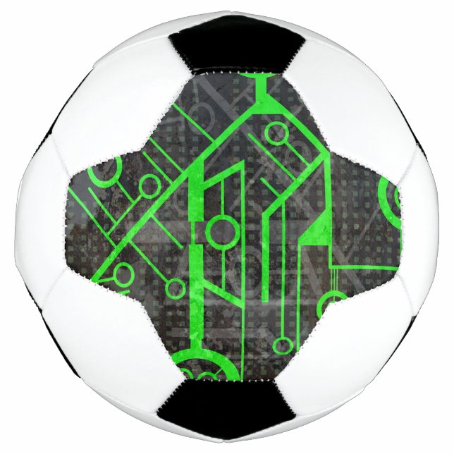Green Circuit Football (Front)