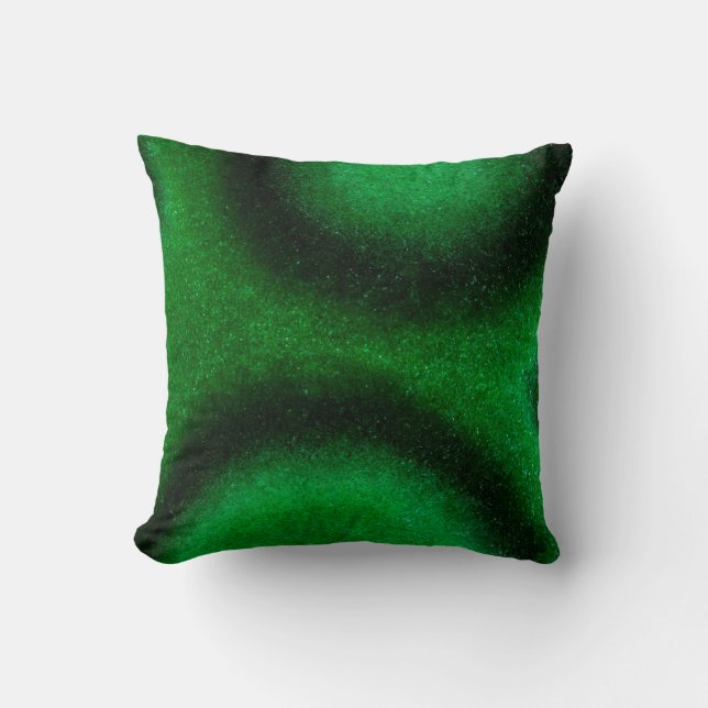 Green Circular Malachite Cushion (Front)