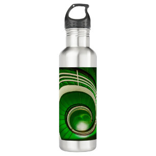 Green Circular Stairway 710 Ml Water Bottle