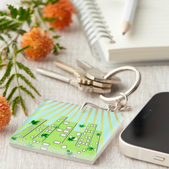 Green City Key Ring (Creator Uploaded)