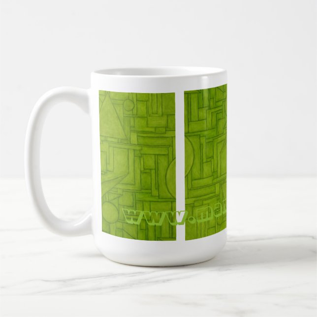 Green City Mug (Left)