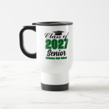Green Class of 2027 Senior Custom High School
