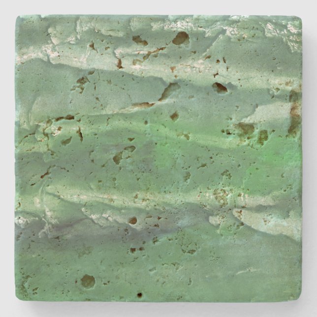 Green cloud stone coaster (Front)