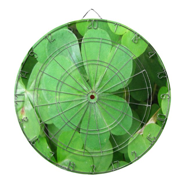 Green Clover Dartboard (Front)