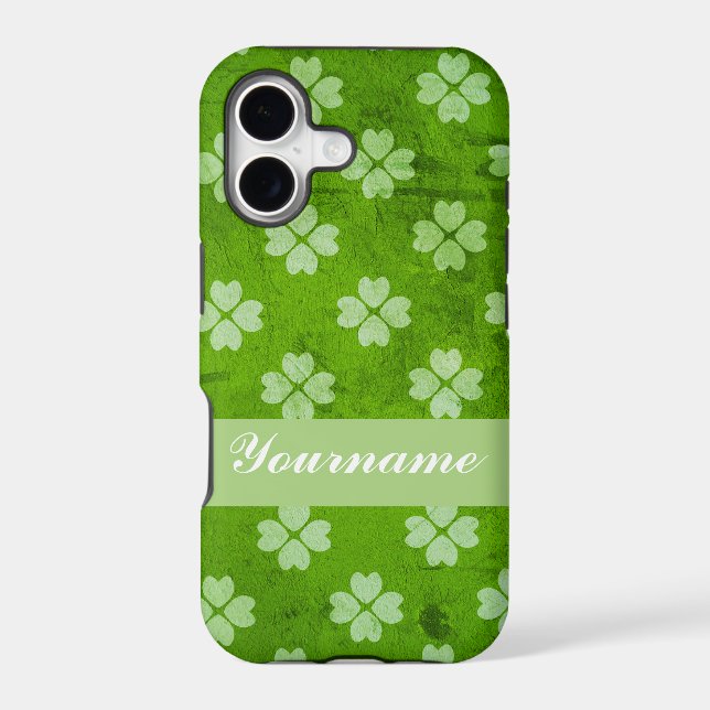 Green Clover Hearts (Back)