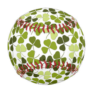 Green Clover in a Variety of Shades Baseball