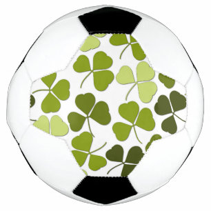 Green Clover in a Variety of Shades Football