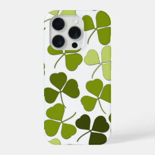Green Clover in a Variety of Shades iPhone 15 Pro Case