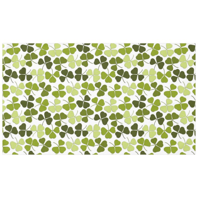 Green Clover in a Variety of Shades Tablecloth (Front (Horizontal))