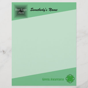 Green Clover Ribbon by Kenneth Yoncich