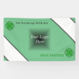 Green Clover Ribbon by Kenneth Yoncich Banner