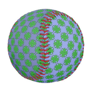 Green Clover Ribbon by Kenneth Yoncich Baseball