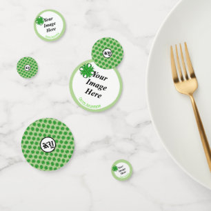 Green Clover Ribbon by Kenneth Yoncich Confetti