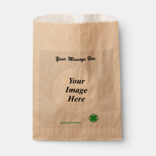 Green Clover Ribbon Template by Kenneth Yoncich Favour Bags