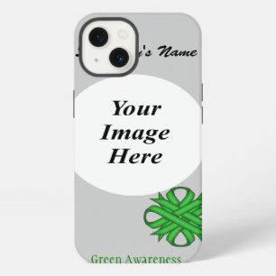 Green Clover Ribbon Template by Kenneth Yoncich iPhone 13 Case