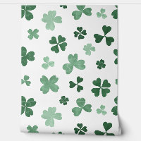 Green clover St Patrick's Day wallpaper 