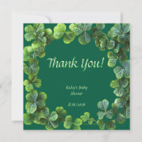 Green Clovers Baby Shower