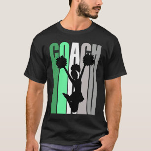 Green Coach Of Cheerleading Cheerleader Coach Teac T-Shirt