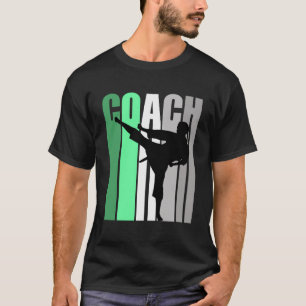 Green Coach Of Jiu Jitsu Instructor Jiu Jitsu Pret T-Shirt