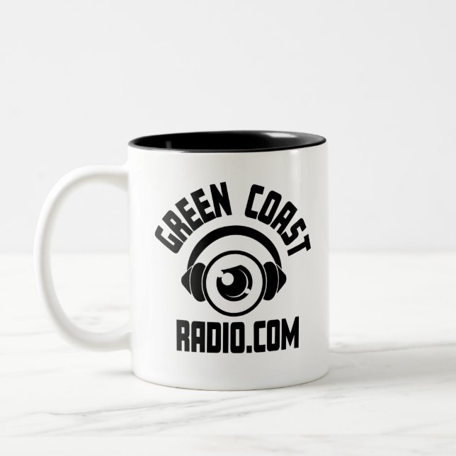 Green Coast Radio Coffee Mug (Left)