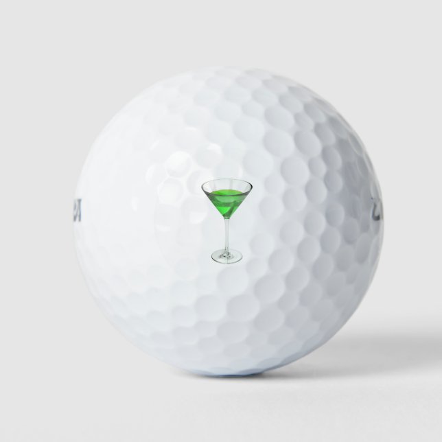 Green cocktail golf balls (Front)