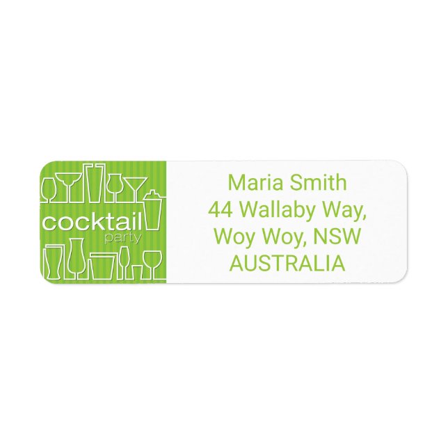 Green cocktail party (Front)