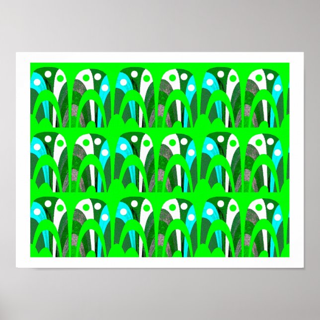 Green collection art poster (Front)