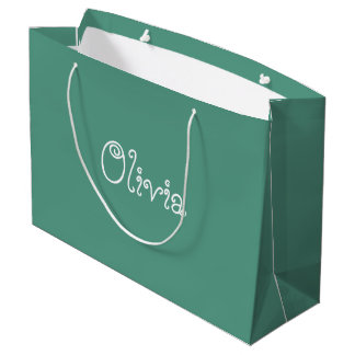 Green Colour Baby Shower Gift Bag