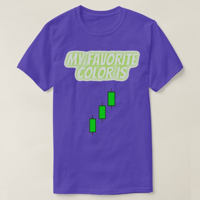 Green colour candlesticks T-Shirt (Design Front)