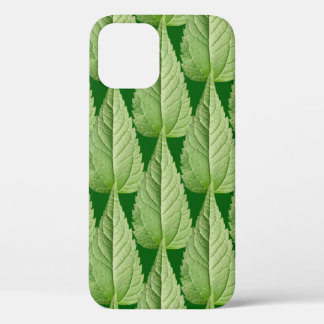 Green colour of leaves iPhone 12 case