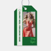 Green Colour Pop Custom Photo Tags