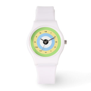 Green Combination Bullseye by Shirley Taylor Watch