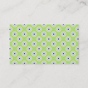 Green Combination Circles by Shirley Taylor Business Card