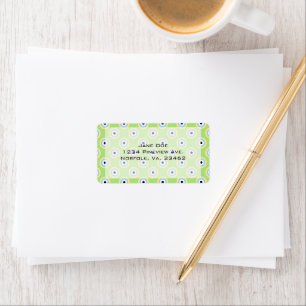 Green Combination Circles Label
