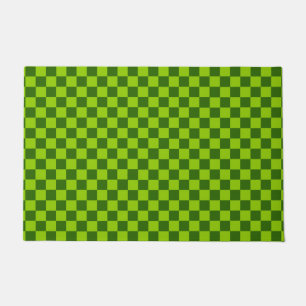 Green Combination Classic Chequerboard by STaylor Doormat