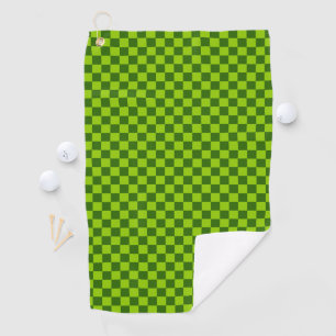 Green Combination Classic Chequerboard by STaylor Golf Towel