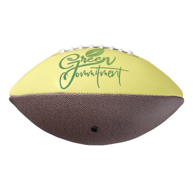 Green Commitment  American Football (Rotated 270)