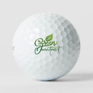 Green Commitment  Golf Balls