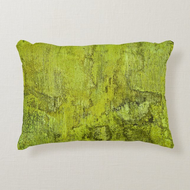 Green concreteabstract, art, home decor, backgroun decorative cushion (Front)