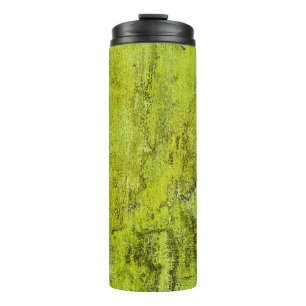 Green concreteabstract, art, home decor, backgroun thermal tumbler