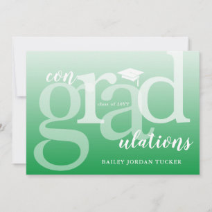 Green ConGRADulations Graduation Congratulations