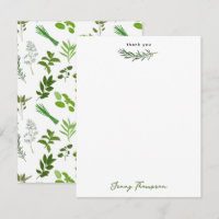 Green Cooking Culinary Garden Herbs Custom Name