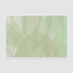 Green, cool, trendy watercolor abstract pattern tissue paper