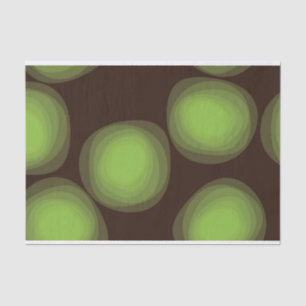 Green, cool, unique, trendy, urban flower abstract tissue paper