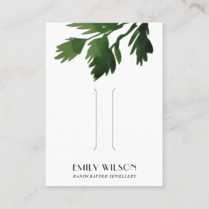 GREEN CORIANDER HAIR CLIP DISPLAY CARD