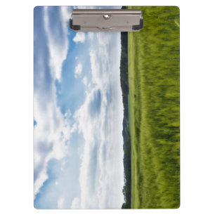 Green Cornfields and Blue Skies Clipboard