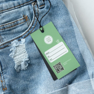 Green Corporate Gift Tag